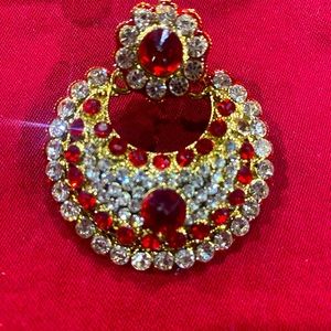 Beautiful red earrings